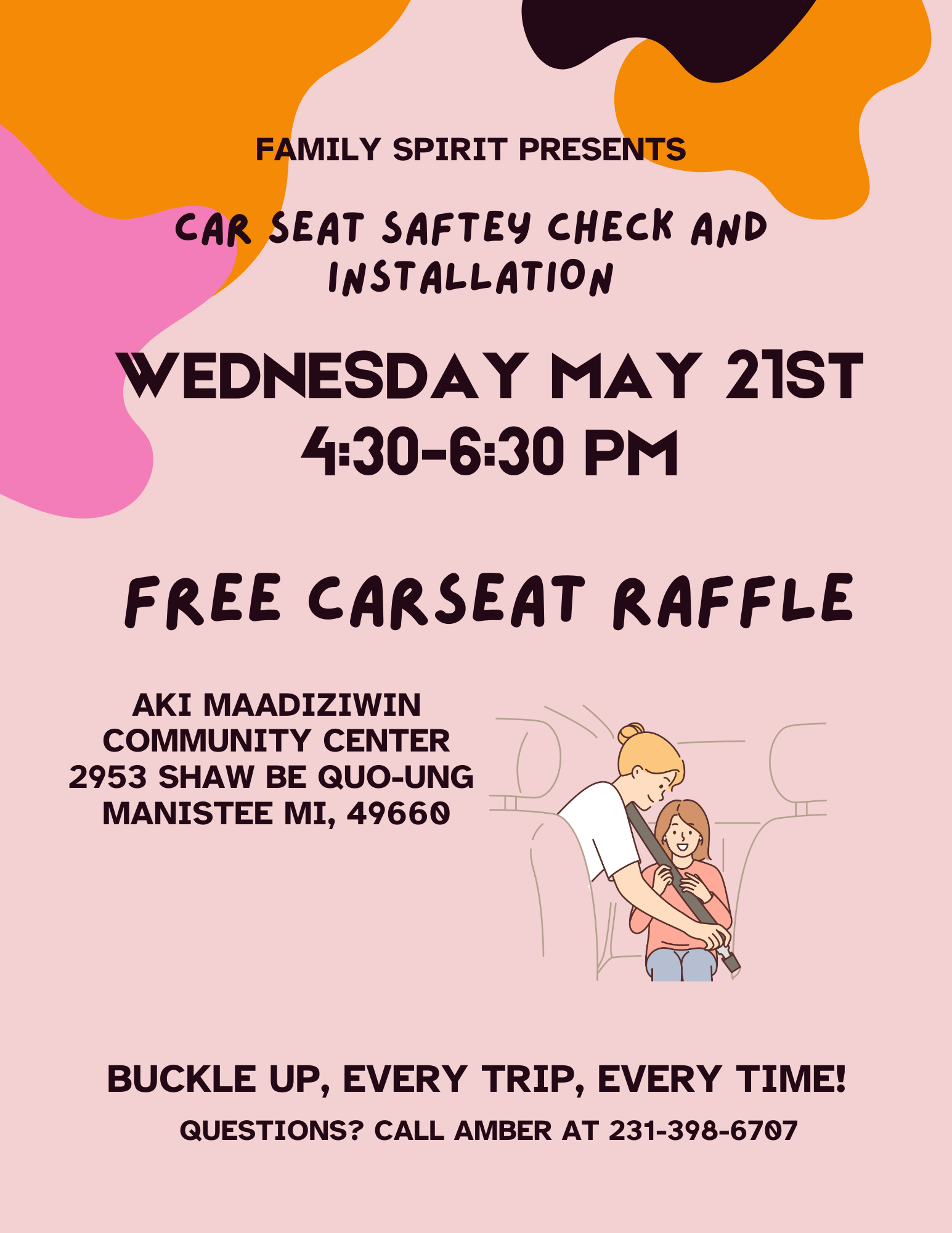 revised car seat safety check and installation may 2025