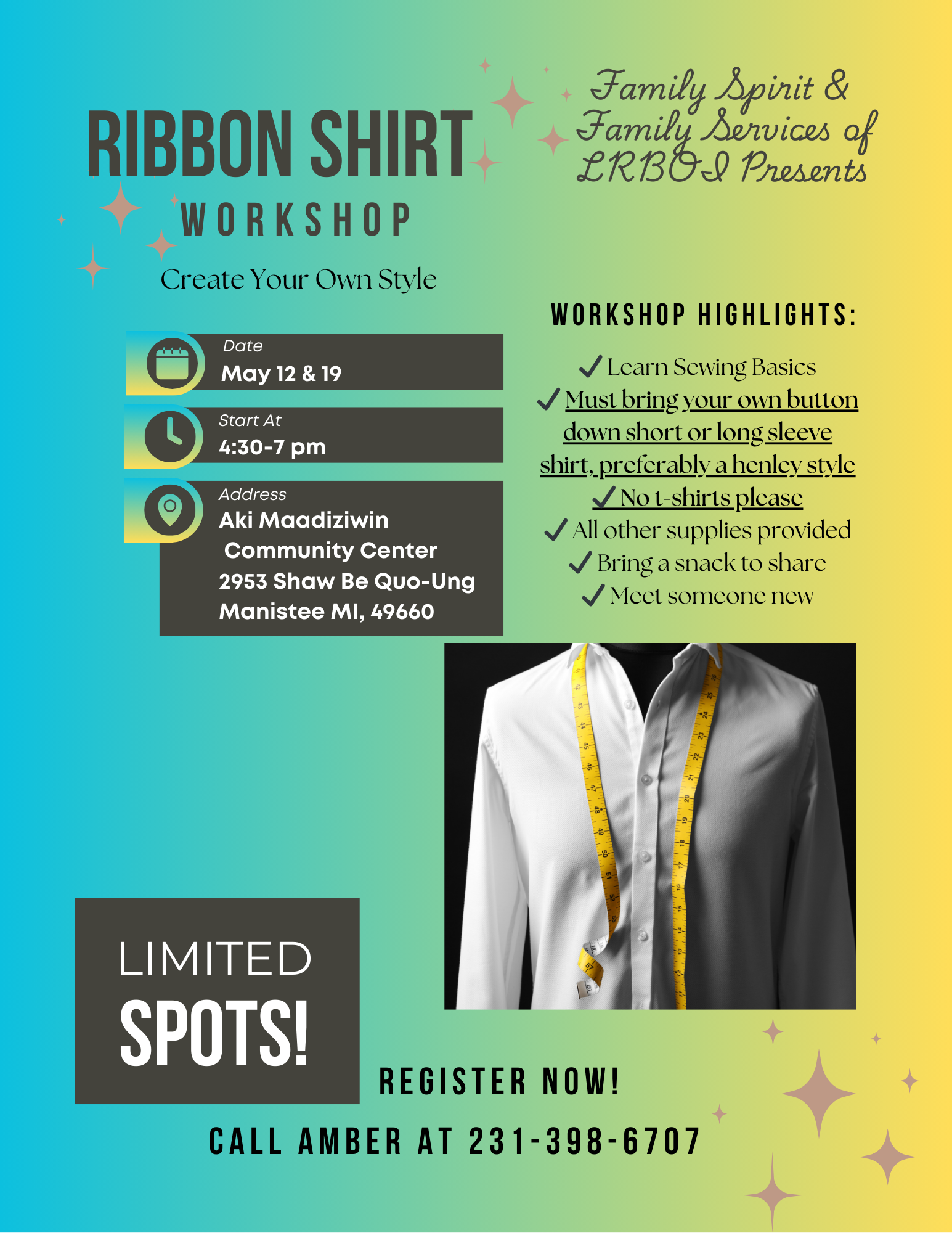 Revised Ribbon Shirt Spring 2025