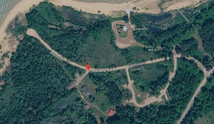 map to LTBB cross village campground